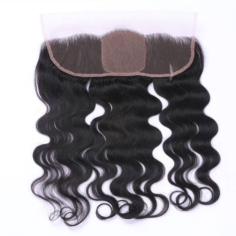 Diamond Virgin Grade Lace Frontal Peruvian Virgin Hair Body Wave Lace Frontal With Bleached Knots Silk Top Lace Frontal Closures
